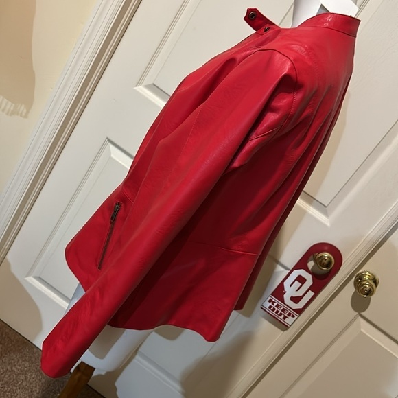 Colleen Lopes Faux Leather Jacket. NWT XL - Picture 5 of 12